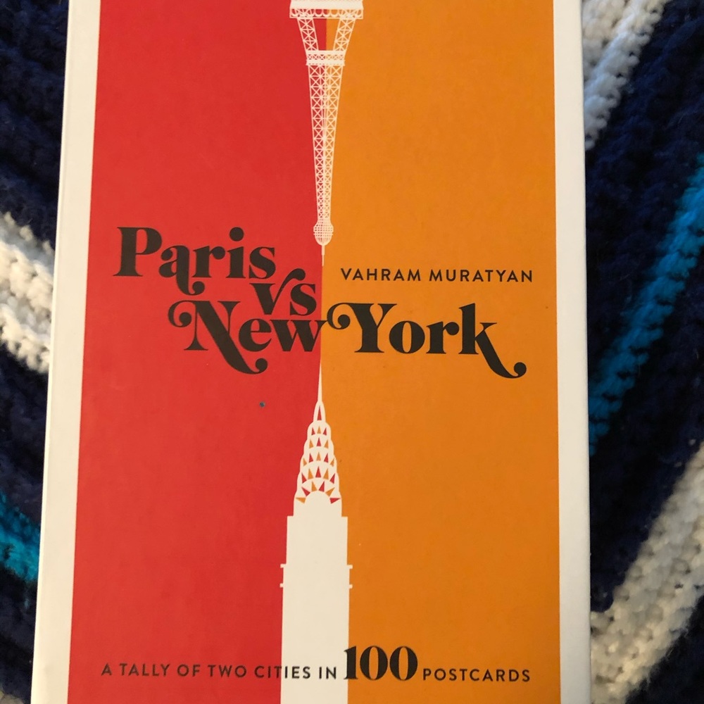Paris VS New York postcards